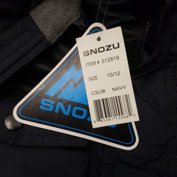 New Boys SNOZU Expedition Coat Jacket Hooded M 10+